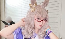 頭部造型使用了4.3頂假髮！完美再現原作的《賽馬娘》琵琶晨光Cosplay