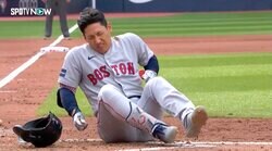 吉田正尚、マルチ安打翌日も死球の影響で欠場 レッドソックスは3連勝 デバースが2打点で大谷翔平との差「1」に迫る