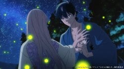 「色使いがたまらん」「綺麗すぎる！！！」『わたしの幸せな結婚』イラストレーターが描く『ホタルの嫁入り』進平＆紗都子に絶賛の声
