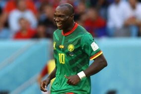 【W杯】ブラジル戦で決勝弾のカメルーンFWが退場　ユニ脱ぎ2枚目イエローの珍事に反響拡大「何たる幕引き」