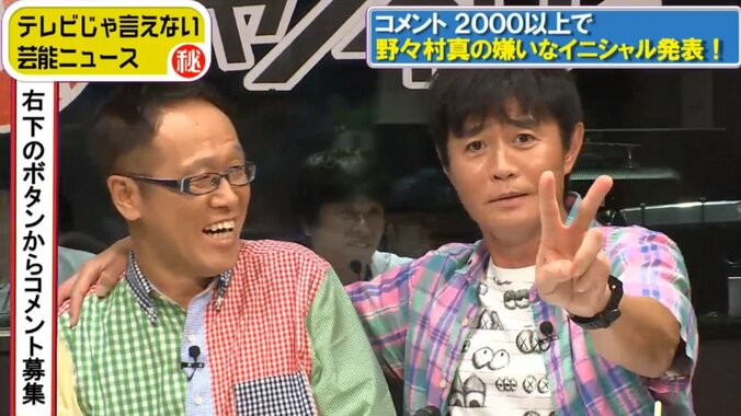 野々村真、嫌いな芸能人のイニシャルは「K」と告白 2枚目