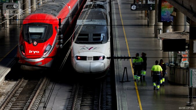 今回衝突したのとは別のイリョと国営鉄道の列車スペイン・セビリア　2026年10月28日