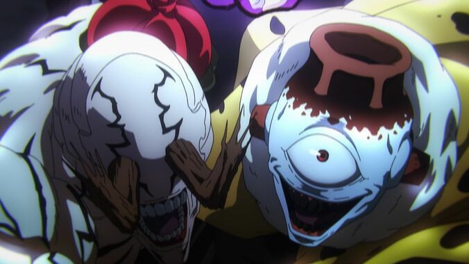 アニメ「呪術廻戦」PV場面カット 漏瑚と花御