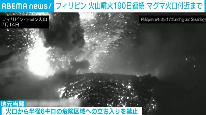 フィリピン・マヨン火山