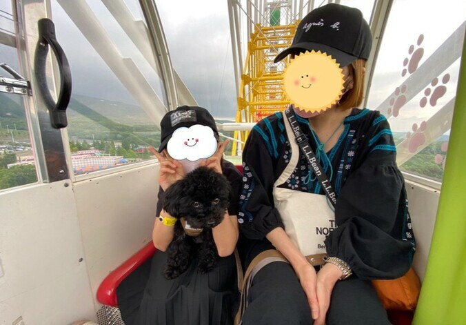 【画像】観覧車に乗るタケトの娘と妻