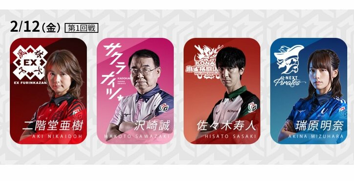 最年長選手が踏ん張りどころ 沢崎誠、鬼のように強いラス親で輝くか／麻雀・Mリーグ