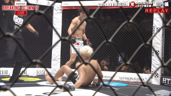 第23試合 赤田功輝 vs. 細川一颯