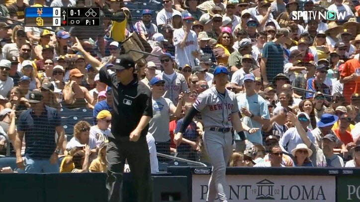 三塁手→ええ！？捕ったよ！ 審判→ネットに当たっとる メッツ戦で“ファウルボール“にチャレンジ要求する珍事 サイ・ヤング賞右腕も困惑した思わぬ中断