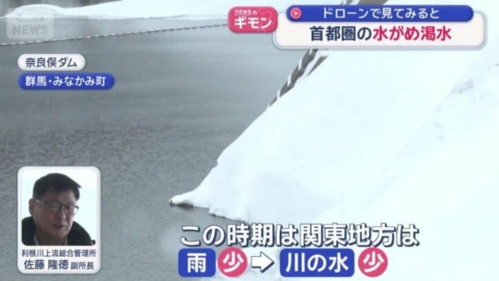 なぜ、ダムが渇水？