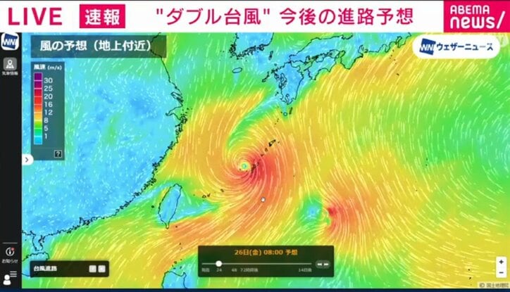 今後の風の動き