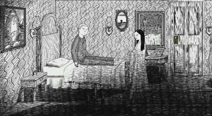 鉛筆画で紡がれる悪夢!精神病で苦しんだ実体験を基にしたダウナーなホラーゲーム