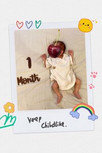 光上せあら『息子、ついに生後1ヶ月迎えました』