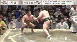 千代大龍の瞬殺劇に「省エネですね」と解説唖然　小兵・石浦が2発の“強烈”諸手突きに1～2メートル吹き飛ばされる