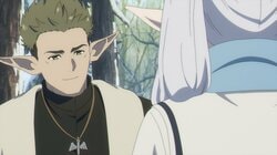 半裸エルフ（CV：子安武人）の腕枕！『葬送のフリーレン』目覚めたシュタルク「誰このオッサン」と青ざめるシーンがサービスカットすぎた