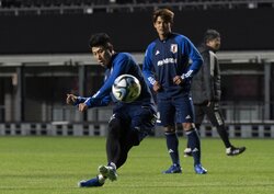 「ナイシュー！」日本代表に緊急招集のFW細谷真大が“強烈シュート”を連発！Ｗ杯予選でも両足の豪快な一撃に期待だ