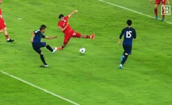 「うっま！」守田英正の“ダブルまた抜きシュート”で日本代表が3点目！「何なんだその落ち着き」「相手DFきついだろうな」【インドネシア戦】