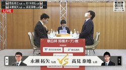 永瀬拓矢九段が本戦1回戦に登場 タイトルを争った高見泰地七段と4年ぶり対戦 2回戦進出決めるのはどっちだ／将棋・朝日杯