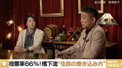 橋下徹氏「賛否両論激しく対立する課題を投げていかないと」 森澤品川区長に“住民の巻き込み方”をアドバイス
