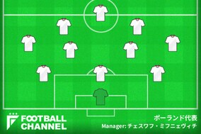 【スタメン速報】ポーランド代表、フランス代表戦先発メンバー発表。レバンドフスキら順当に先発