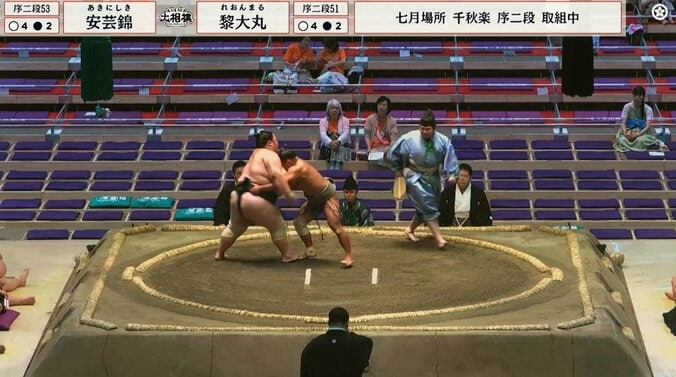 安青錦と同部屋、“千代の富士”体型の小兵マッチョ力士、110キロ差の巨漢を豪快に寄り切り 2枚目