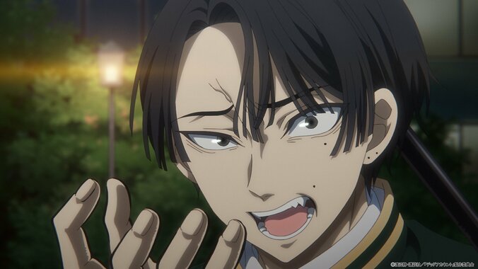 縁城のスマホから蒼い炎が噴き出す…！アニメ『デッドアカウント』第1話あらすじ＆先行カット公開 4枚目