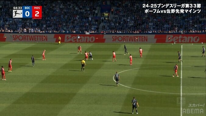 驚愕！ マインツ佐野海舟の“連続プレス→ボール回収”が話題「囲まれても関係なし！」「寄せが速い、倒れない」「佐野が佐野してる」 2枚目