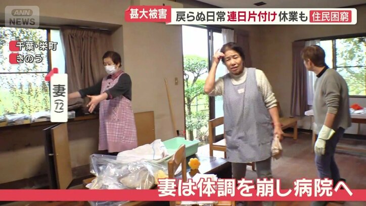 体調を崩し病院へ行ったという妻