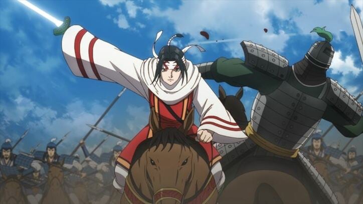 アニメ「キングダム」魏の将軍・凱孟と信の一騎打ち！4期7話先行カット・あらすじ公開
