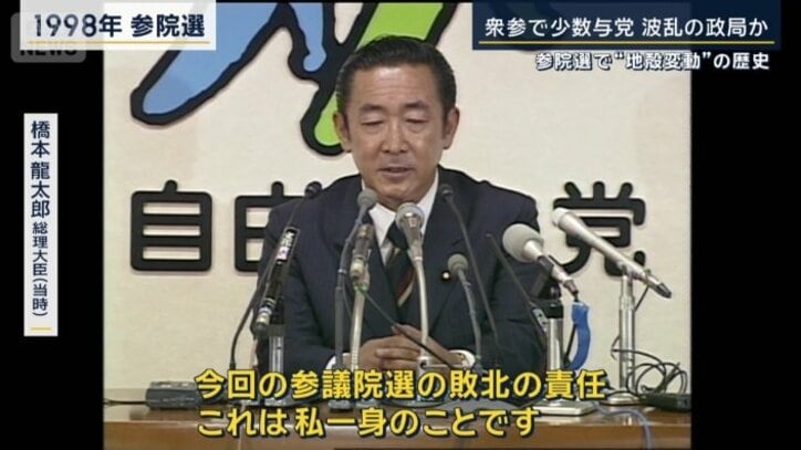 橋本龍太郎総理大臣(当時)