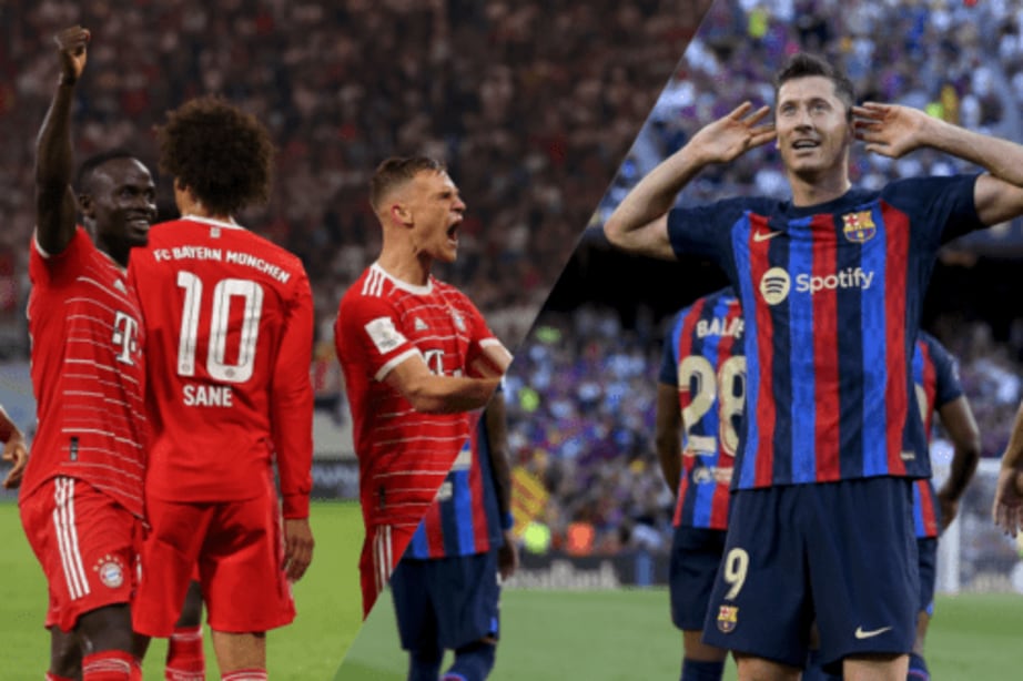バイエルンとバルセロナ