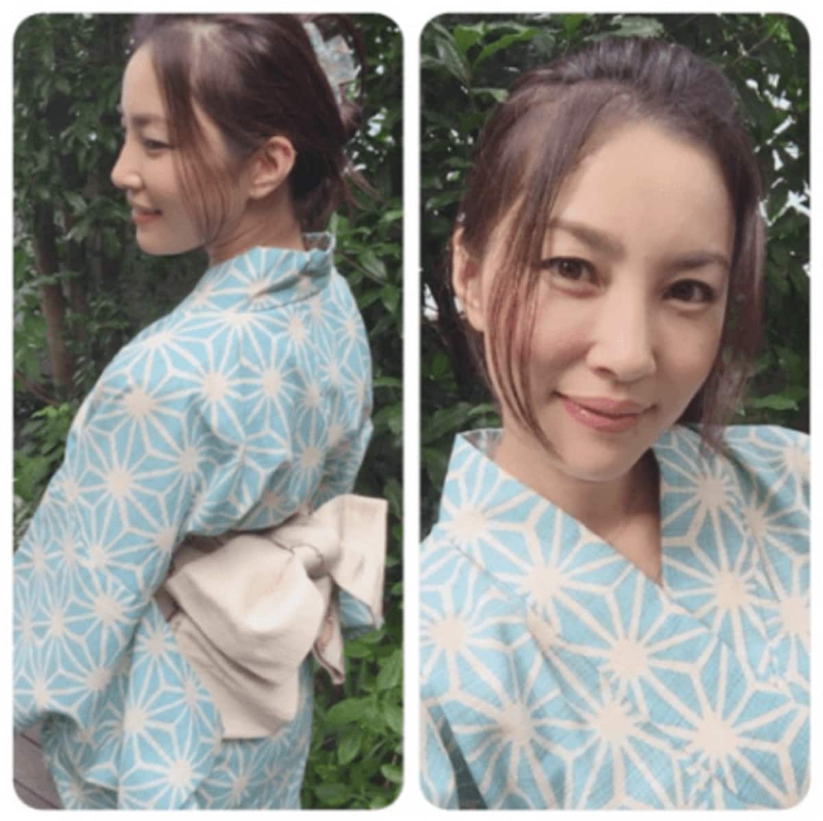 瀬戸朝香 和柄の浴衣姿を披露 目の保養をありがとうございます 話題 Abema Times
