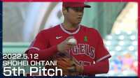 【映像】大谷翔平、5回の気迫のピッチング