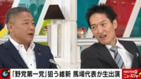 【映像】「立憲 消滅させる」「共産 無くなって良い」過激発言の真意を維新馬場代表に直撃