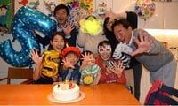 東尾理子、理汰郎くん5歳の誕生日にすみれら家族大集合「家族みんなでお祝いしてもらいました」