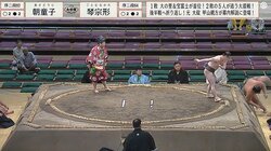 小兵力士、“58キロ差”力士を土俵下まで… 圧巻白星も「歩き方が女の子」「かわいい」直後の仕草にギャップ萌え