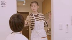 ノンノモデル妻・紺野彩夏がエプロン姿で夫に「あ～ん」リアルな朝の風景にチョコプラ「ぐっと距離が縮んだ」『私たち結婚しました4』第5話