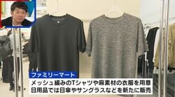 コンビニ3社が“暑さ対策”に特化した衣類を発表 アパレル拡充に芸人も注目「あえて買った方がいいレベル」
