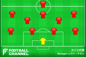 【スタメン速報】スイス代表、ブラジル代表戦先発メンバー発表。シャキリはベンチスタート