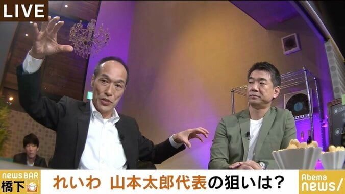 東国原氏「れいわ新選組が政権を取るのは無理ではないか」山本太郎代表の戦略について橋下氏と議論 1枚目