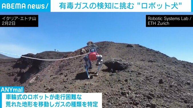 ロボット犬と調査隊