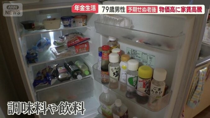 冷蔵庫の中はほぼ調味料や飲料