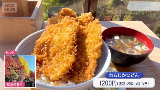 戦前からのご当地グルメ　わらじかつ