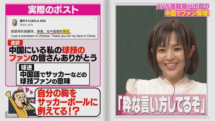 【写真・画像】「心の負担になっていないと思っても…」元セクシー女優・蒼井そら、増加する“AV経由の芸能界入り”志望者に呼びかけ　3枚目