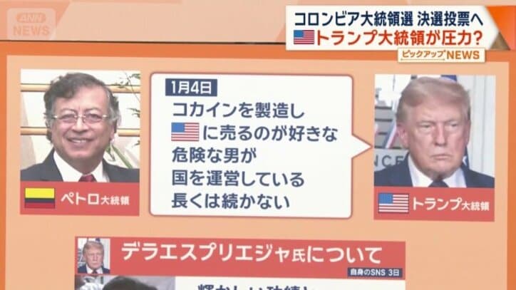 ペトロ大統領を批判