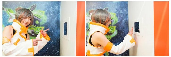 声優・佐倉薫、ゲーム業界に転身…? 世界に一つだけの履歴書が作れる「証明写真機」を体験