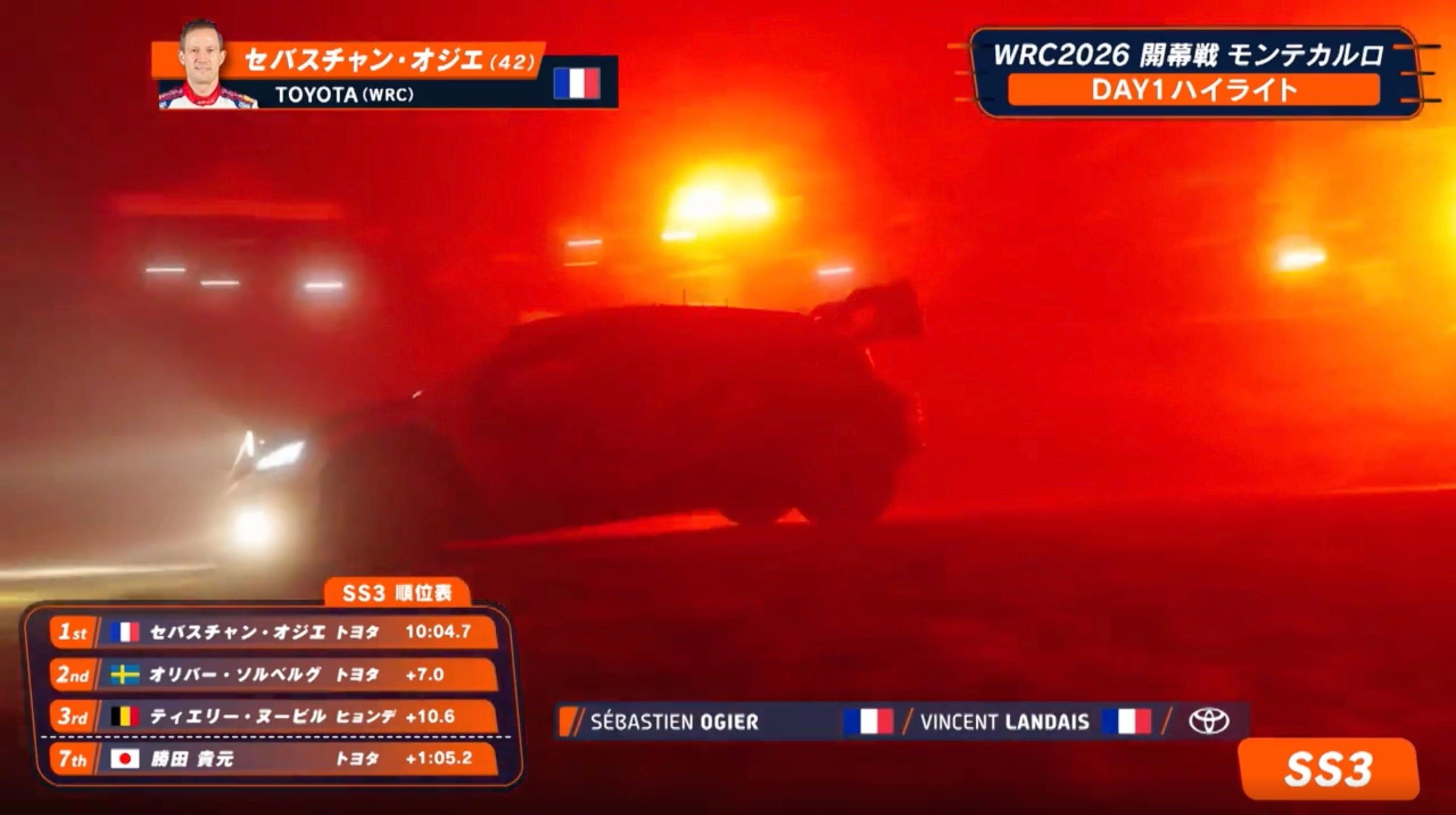 SS3、オジエのマシン