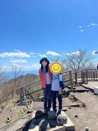 釈由美子『GW親子登山』