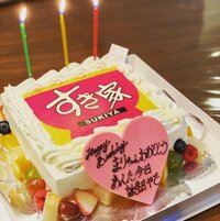 矢口真里『誕生日ケーキ☆』
