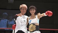 菅原美優、ファン時代に購入したK-1Tシャツで気合いの入場 成長見せる勝利でKrush女子王者に 【ABEMA 格闘TIMES】
