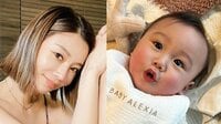 島袋聖南 生後7カ月の息子がイケメンと話題「ムニムニしたい」